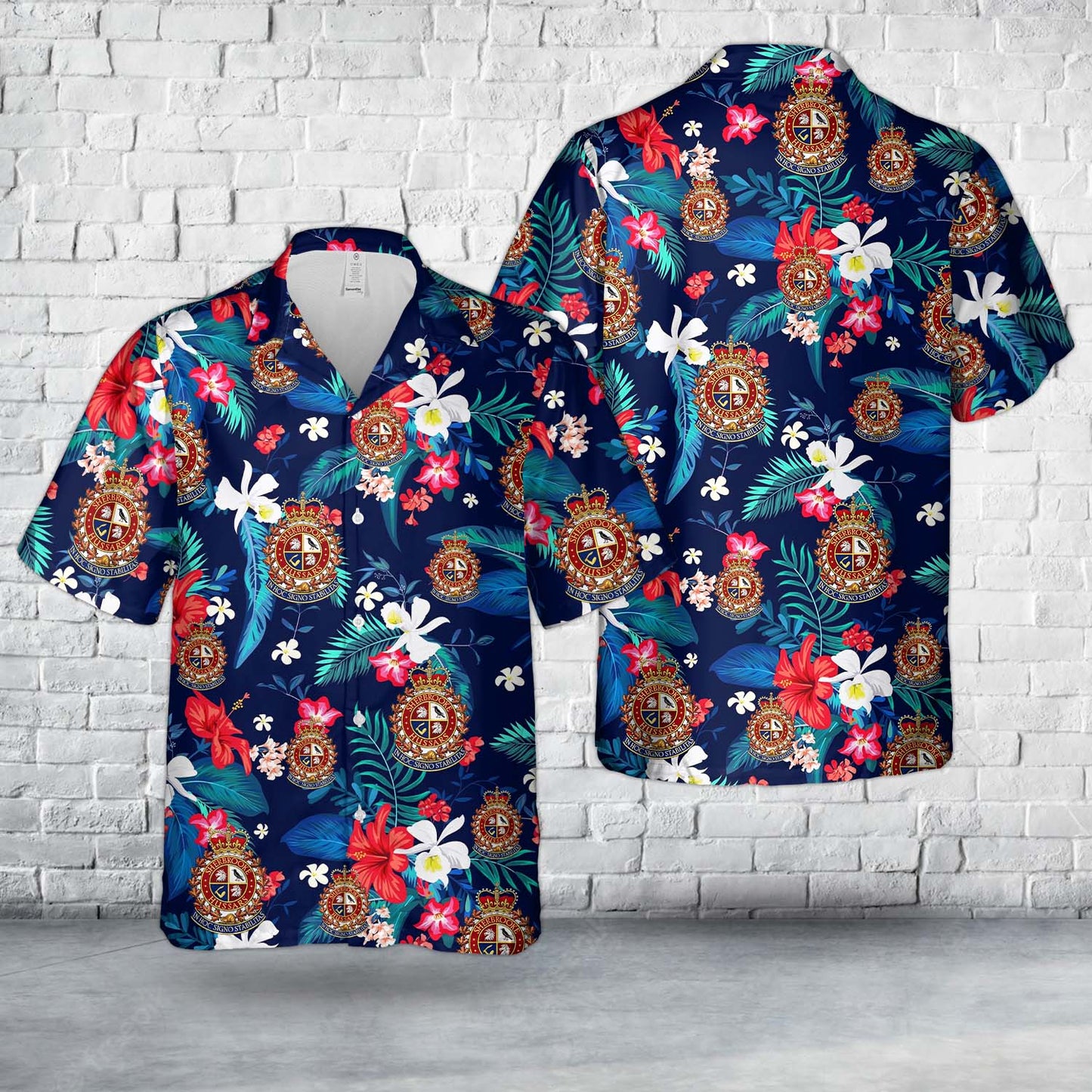 Canadian Army The Sherbrooke Hussars Hawaiian Shirt