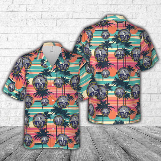 Canadian Army, 2 Canadian Division Support Group Signal Squadron (2 CDSG) Hawaiian Shirt