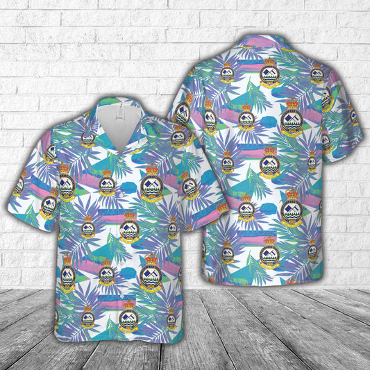 Canadian Army, 33 Signal Regiment Hawaiian Shirt