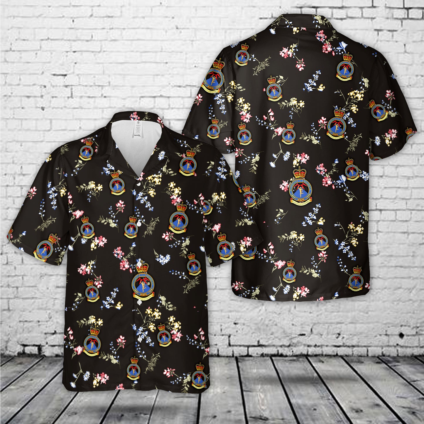 Canadian Army, 34 Signal Regiment Hawaiian Shirt