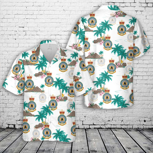 Canadian Army, 3 Canadian Division Support Group Signal Squadron (3 CDSG) Hawaiian Shirt