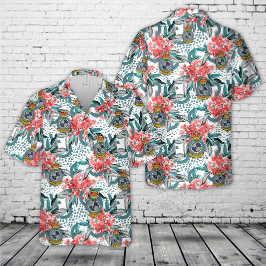 Canadian Army, 4 Canadian Division Support Group Signal Squadron (4 CDSG) Hawaiian Shirt