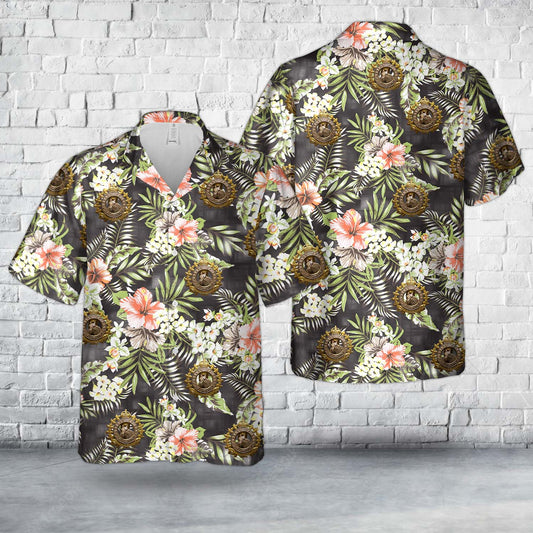 Canadian Army (Canadian Militia) 4th Hussars of Canada Hawaiian Shirt