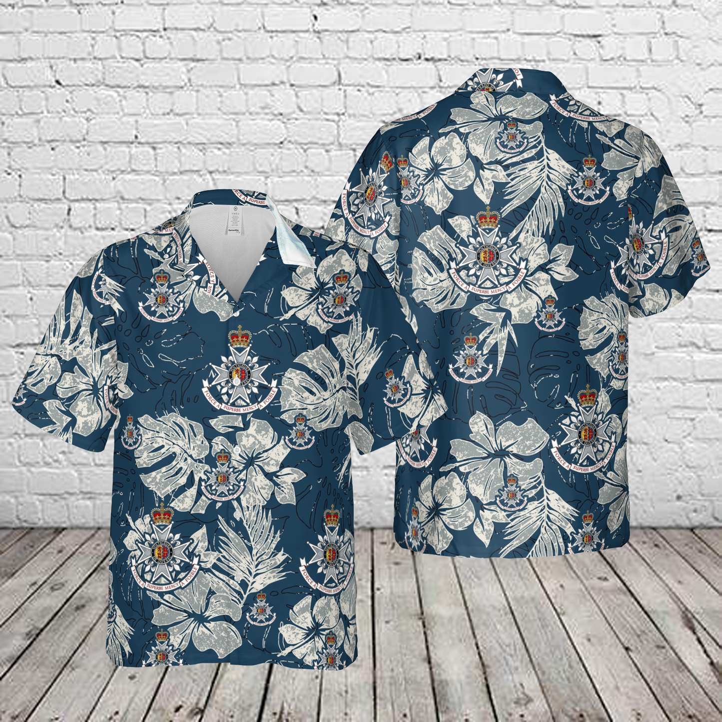 Canadian Army, Les Voltigeurs de Québec Hawaiian Shirt