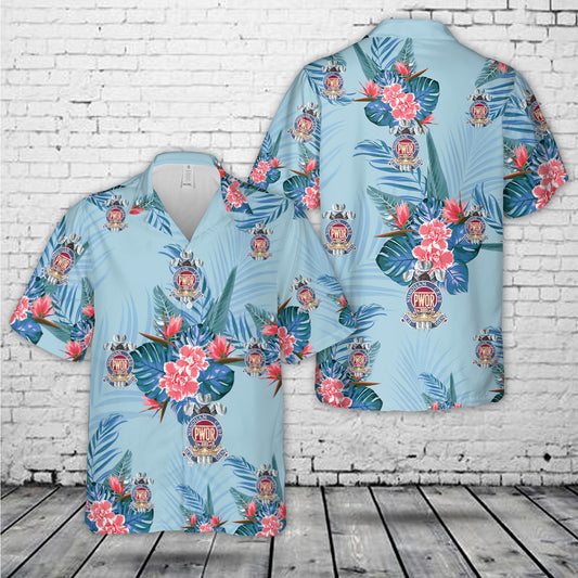 Canadian Army, The Princess of Wales' Own Regiment (PWOR) Hawaiian Shirt