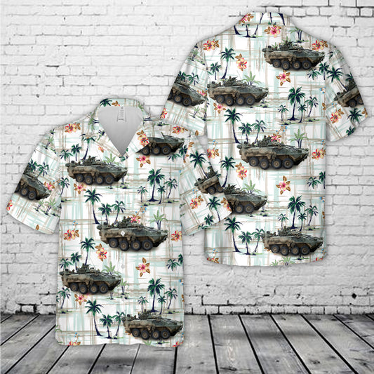 Canadian Army light armored vehicles 1st Battalion, Princess Patricia's Canadian Light Infantry Hawaiian Shirt