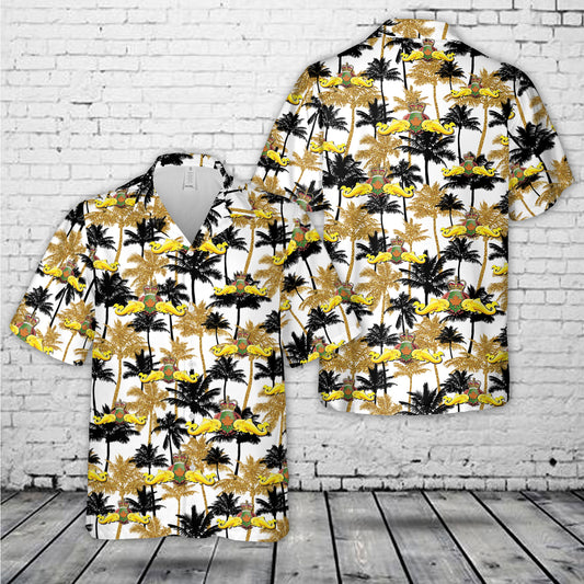 Canadian Submariner Badge Dolphins Hawaiian Shirt