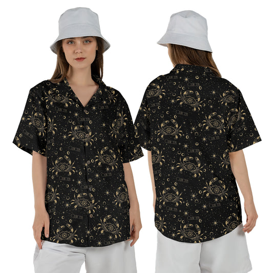 Cancer Zodiac Star Regular Fit Hawaiian Shirt