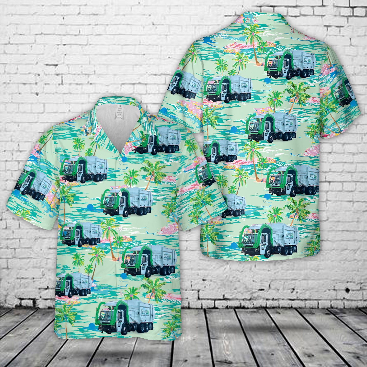 Capital Waste Services Hawaiian Shirt