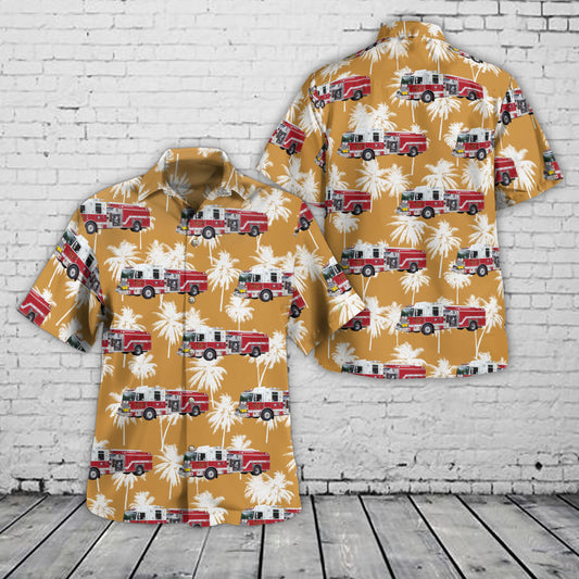 Capron, Illinois, Boone County Fire Protection District No.1 Hawaiian Shirt