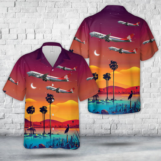Cargolux Boeing 747 Airplane Hawaiian Shirt