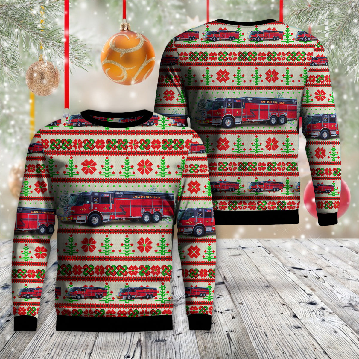 Carlsbad, New Mexico, Carlsbad Fire Department AOP Sweater