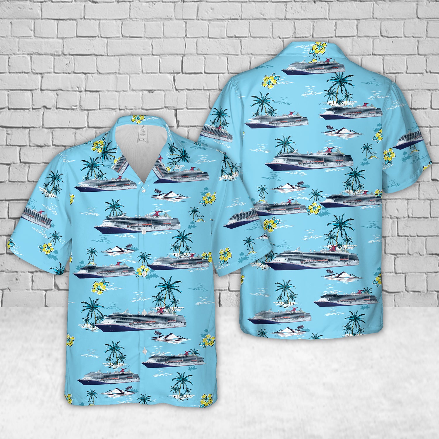 Carnival Cruise Line Carnival Miracle Hawaiian Shirt