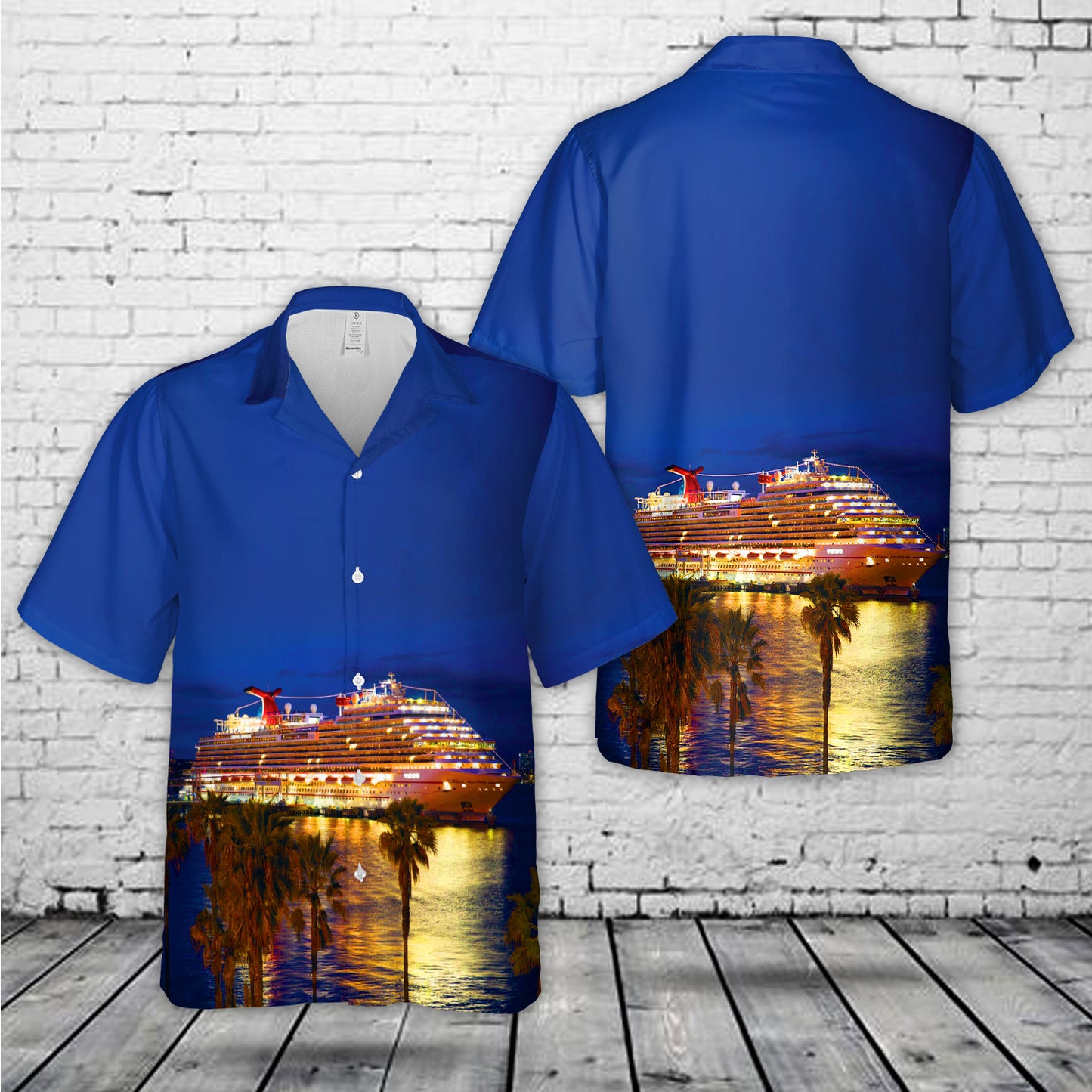Carnival Cruise Lines Carnival Panorama Hawaiian Shirt