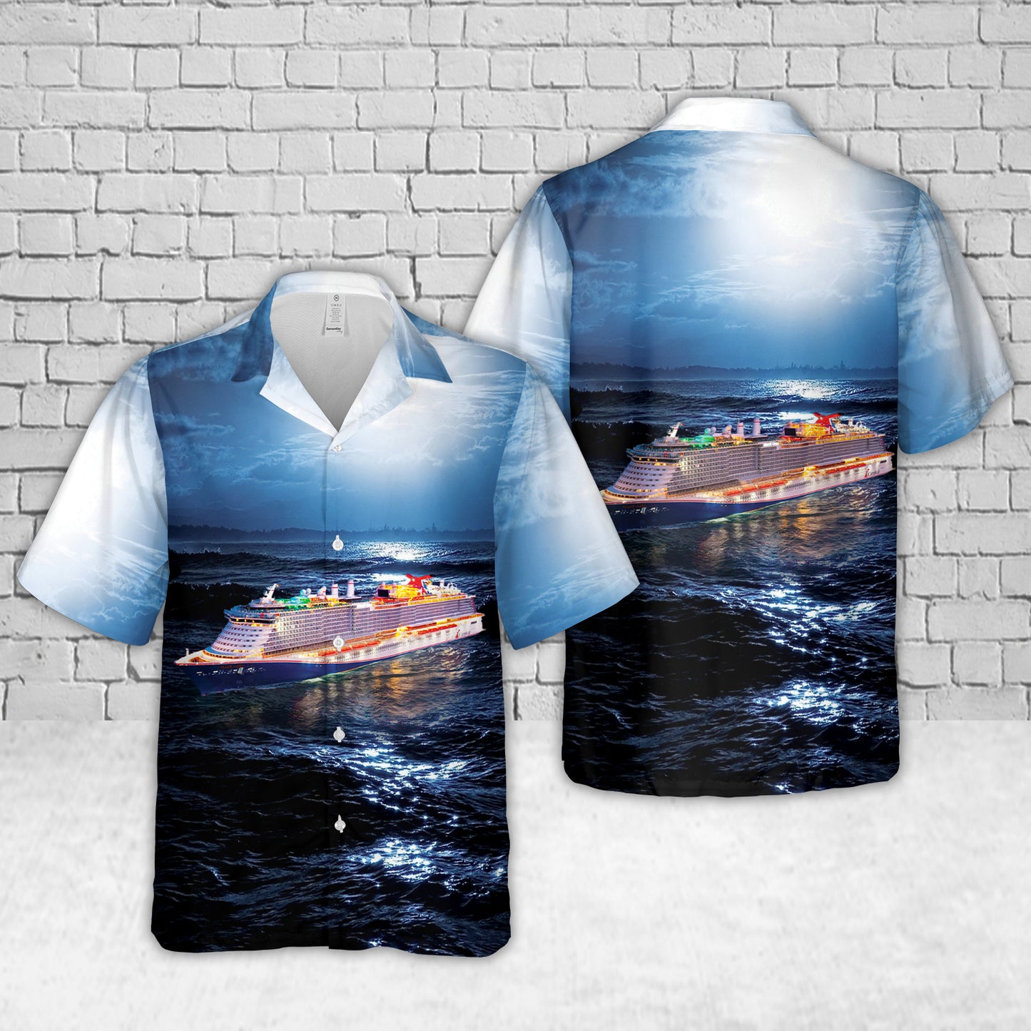Carnival Cruise Lines Mardi Gras Hawaiian Shirt