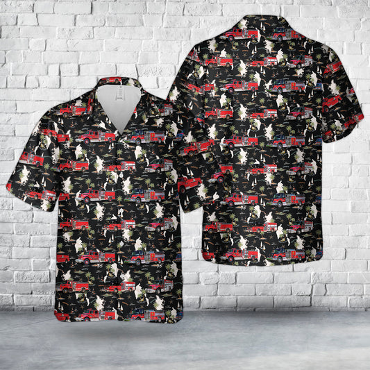 Carolina, Rhode Island, Richmond Carolina Fire District Hawaiian Shirt 1