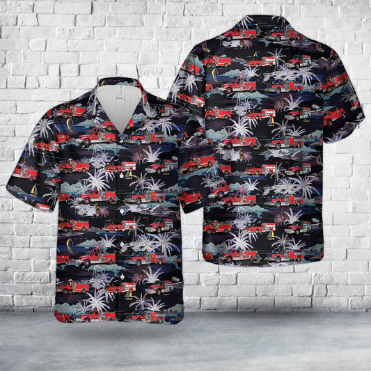 Carolina, Rhode Island, Richmond Carolina Fire District Hawaiian Shirt 2