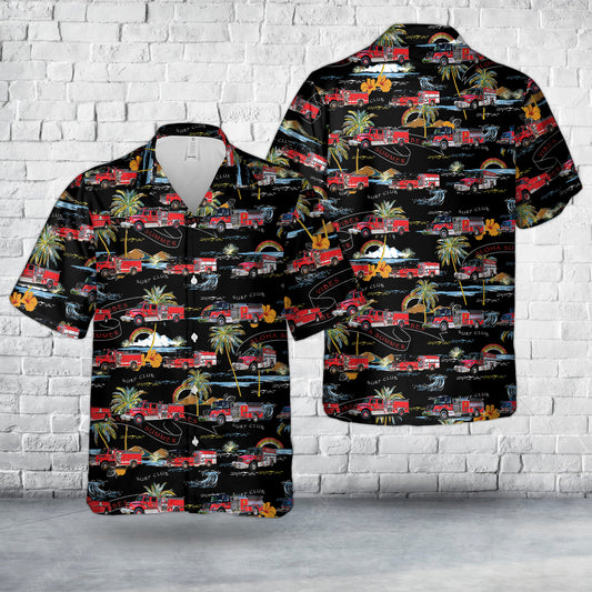 Carolina, Rhode Island, Richmond Carolina Fire District Hawaiian Shirt 3