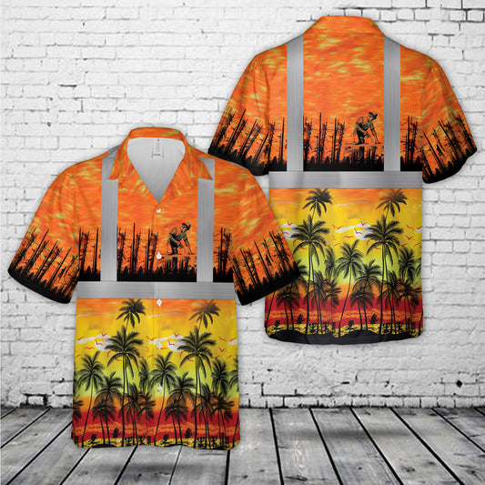 Carpenter Tropical Hawaiian Shirt