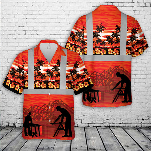 Carpenter Tropical Hawaiian Shirt
