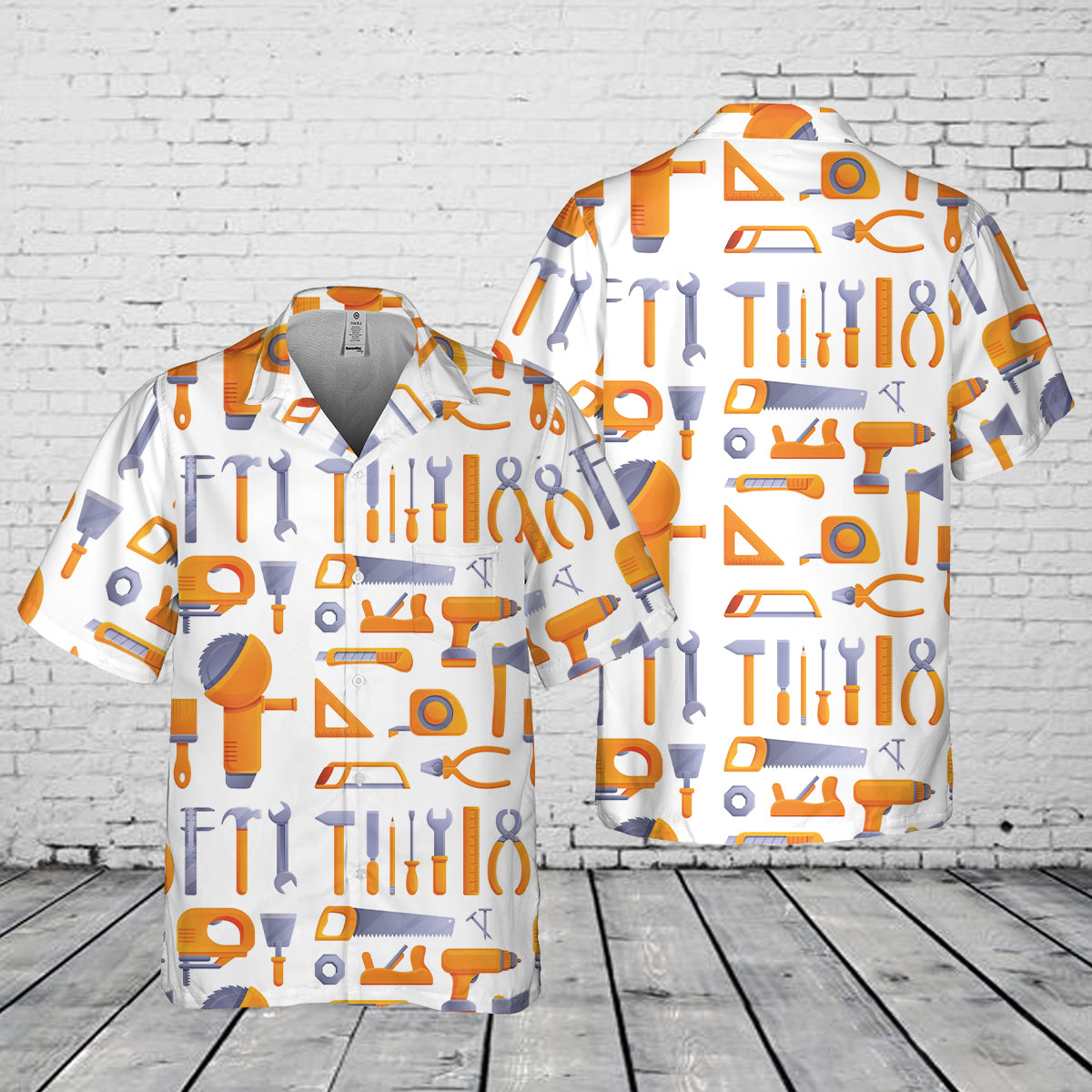 Carpenter tools Pocket Hawaiian Shirt