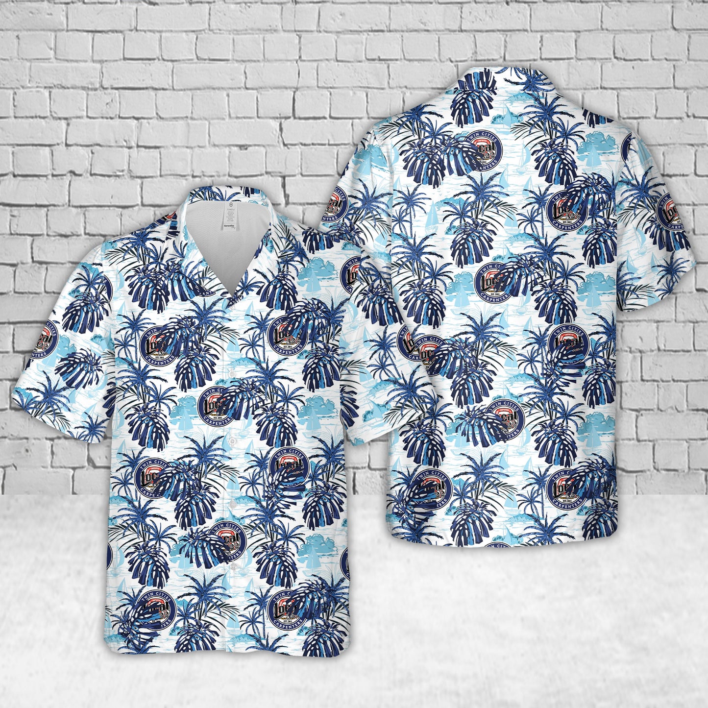 Carpenters Local 322 Hawaiian Shirt