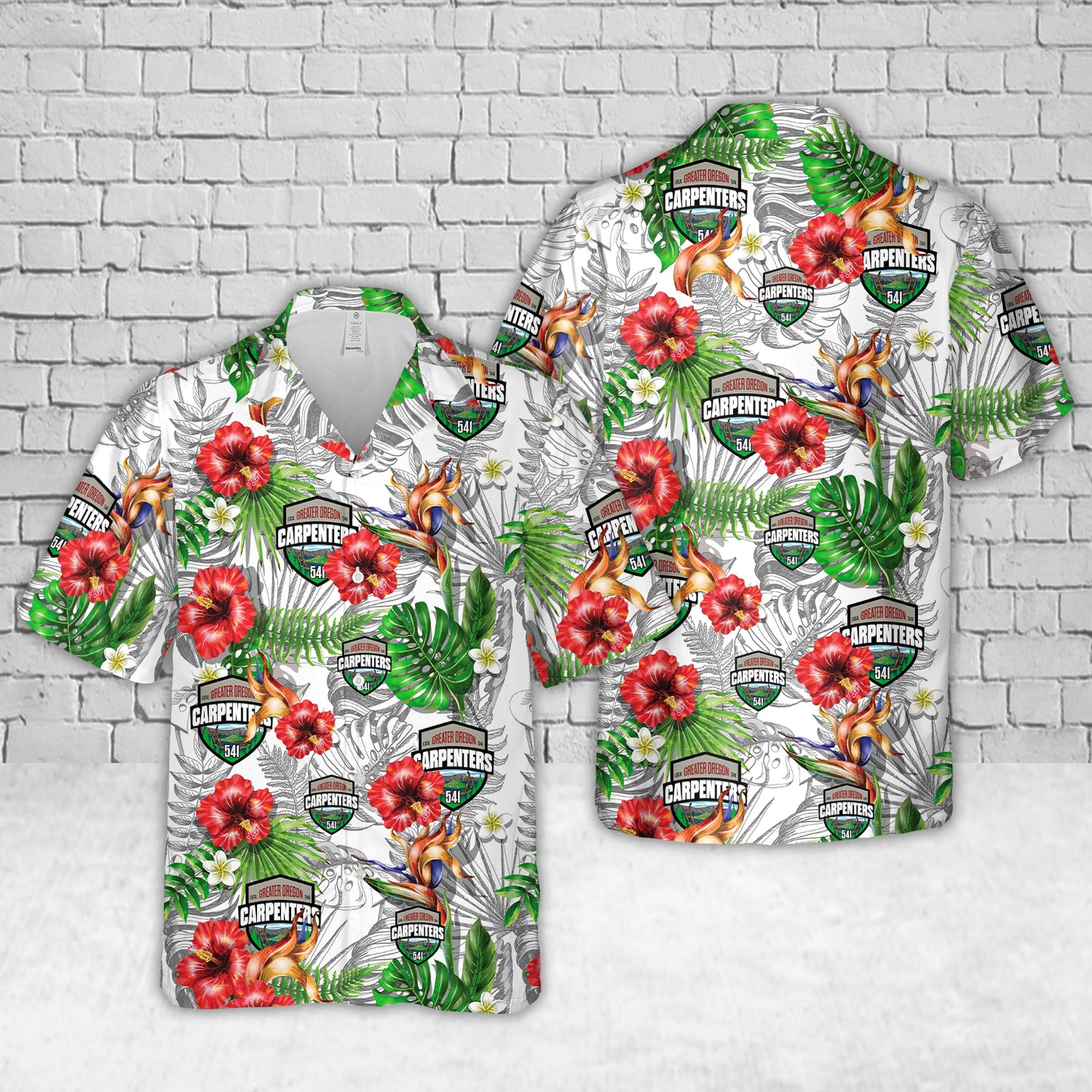 Carpenters Local 541 Hawaiian Shirt