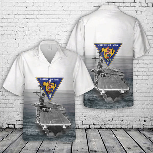 Carrier Air Wing 21 Hawaiian Shirt