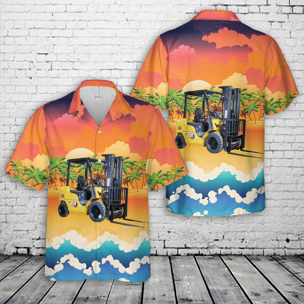 Cat Diesel Forklift 1.5-3.5 Tonne Hawaiian Shirt