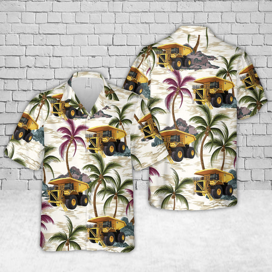 Caterpillar 798 AC Mining Trucks Hawaiian Shirt