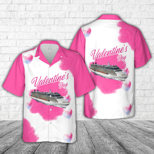 Celebrity Cruises Celebrity Reflection, Valentine's day Hawaiian Shirt