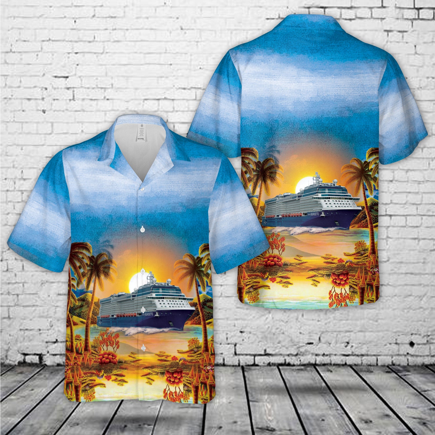 Celebrity Cruises Celebrity Silhouette Hawaiian Shirt