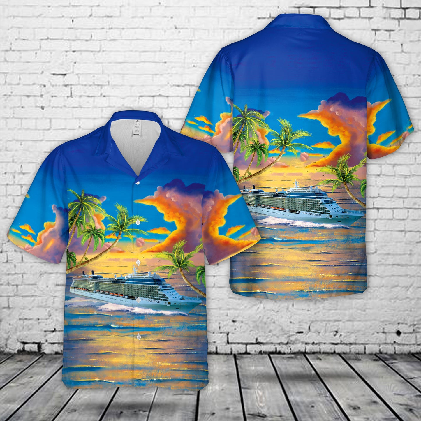 Celebrity Cruises Celebrity Solstice Hawaiian Shirt