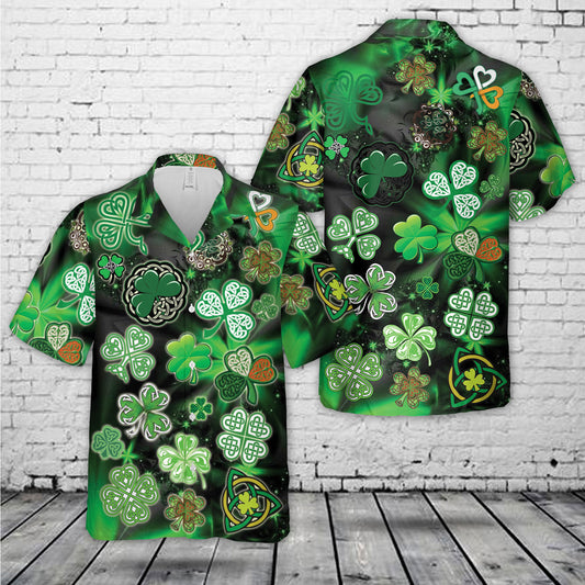 Celtic Shamrock St Patrick's Day Hawaiian Shirt