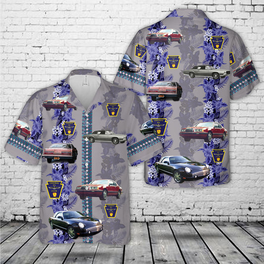 Central Pa Thunderbird Club Hawaiian Shirt