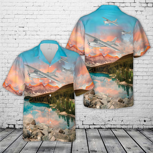 Cessna 172 Skyhawk Skylane Hawaiian Shirt