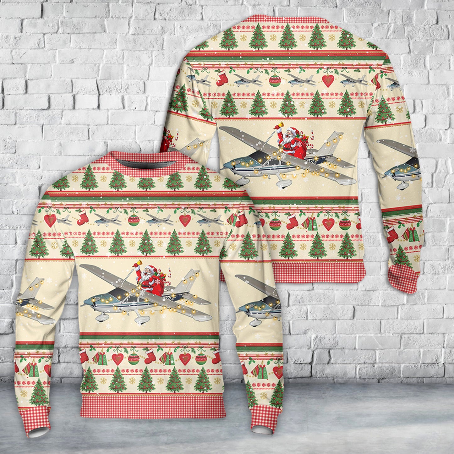 Cessna 177 Cardinal Christmas Sweater