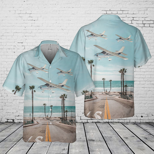 Cessna 177 Cardinal Pocket Hawaiian Shirt