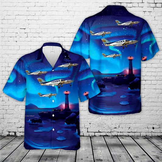 Cessna 402C Utililiner Air Sunshine Hawaiian Shirt