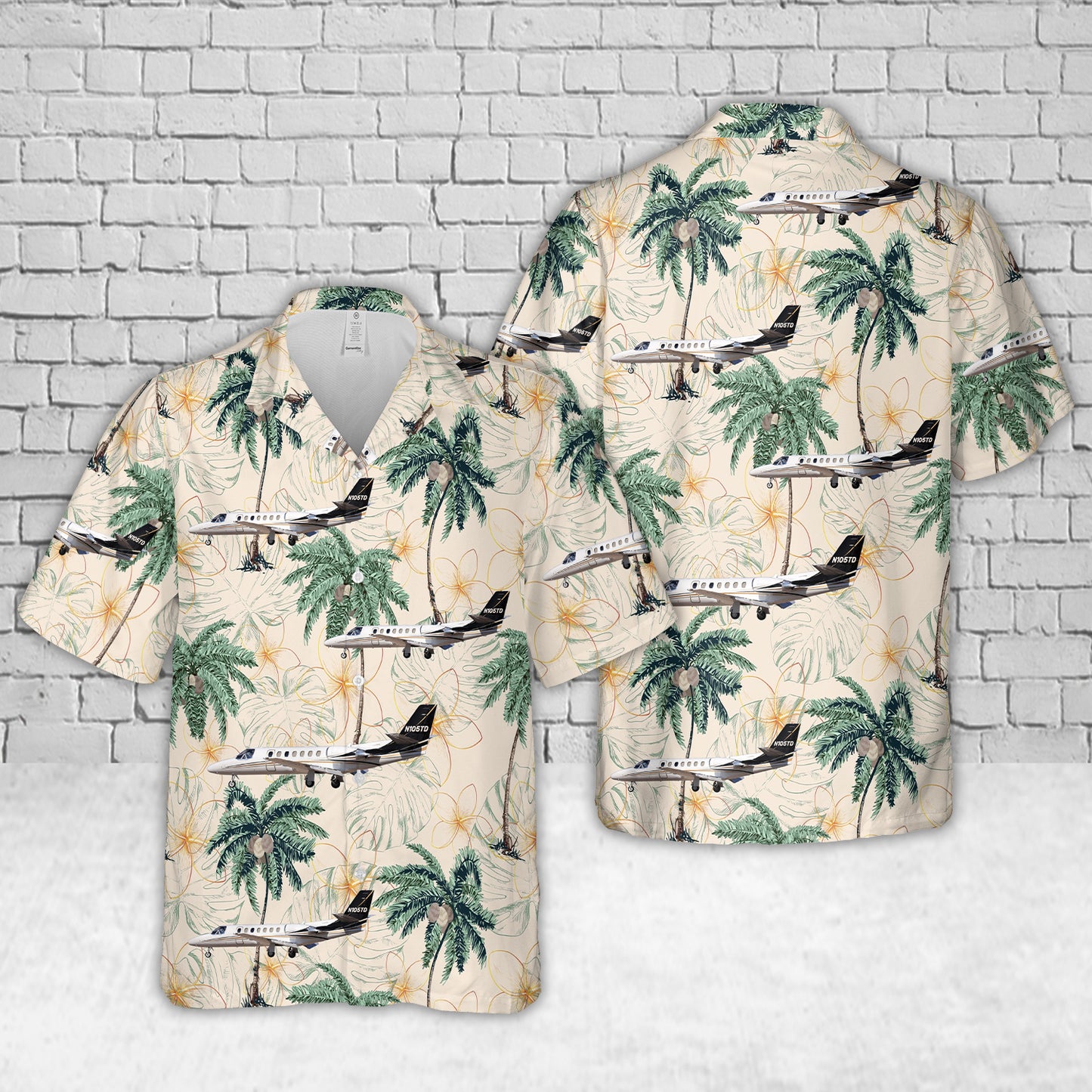 Cessna 560 Citation Encore Hawaiian Shirt