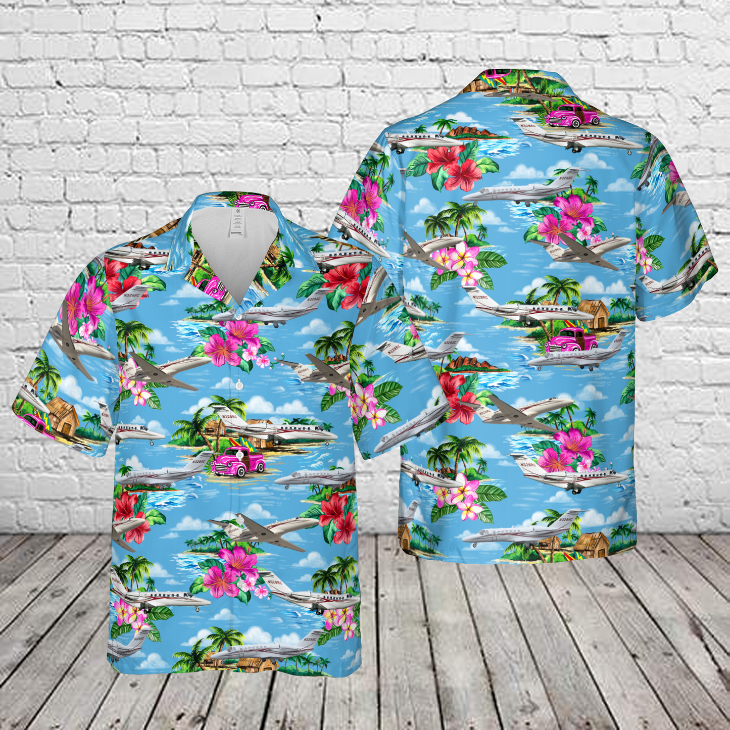 Cessna Citation XLS Hawaiian Shirt