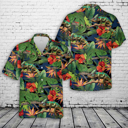 Chameleon Hawaiian Shirt