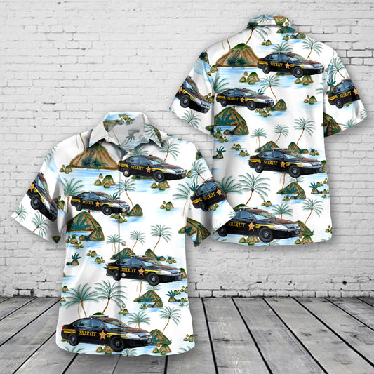 Chardon, Ohio, Geauga County Sheriffs Office Hawaiian Shirt