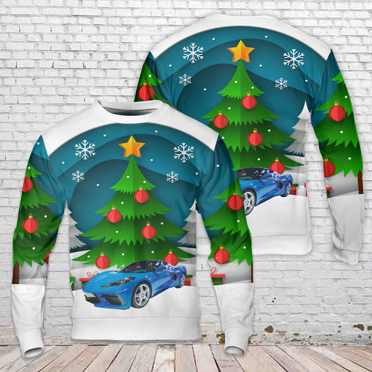 Chevrolet Corvette (C8) Christmas Sweater
