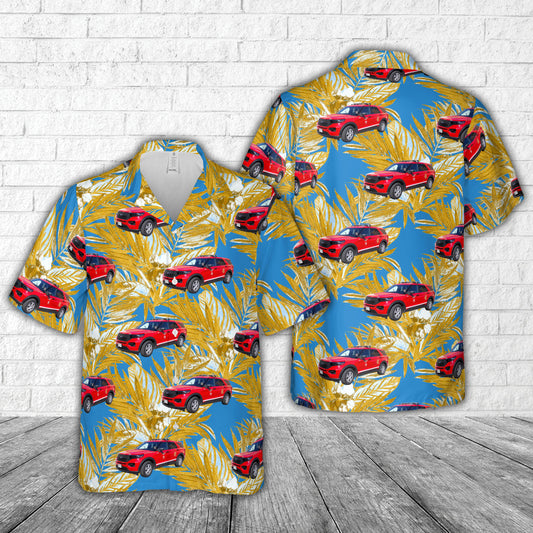 Chicago Fire Dept Battalion 11 2020 Ford Explorer Hawaiian Shirt