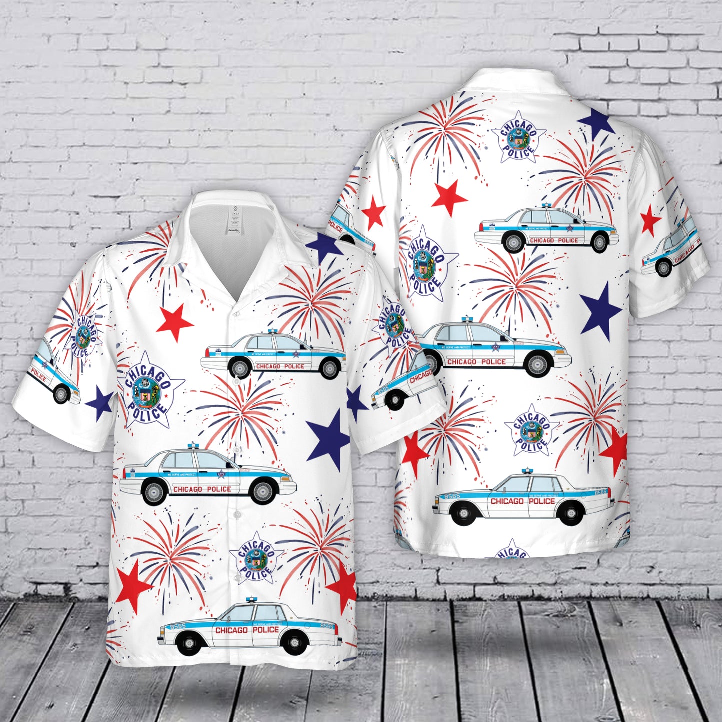 Chicago Police Department Hawaiian Shirt