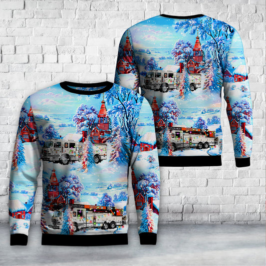 Chilhowie, Virginia, Chilhowie Fire Department Christmas AOP Sweater