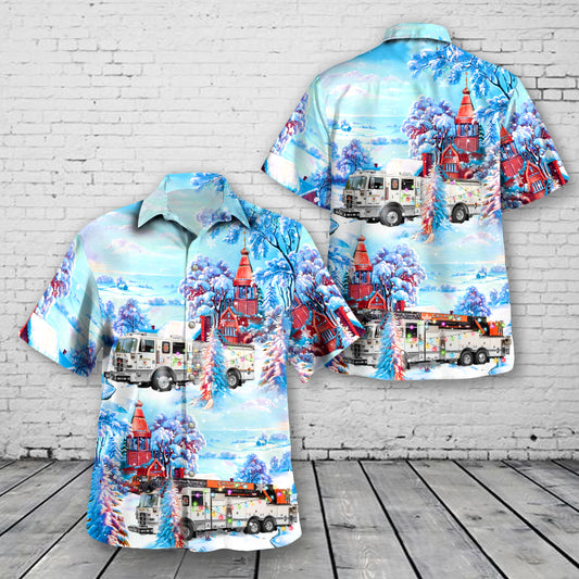 Chilhowie, Virginia, Chilhowie Fire Department Christmas Hawaiian Shirt