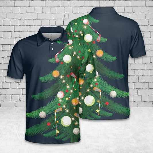 Christmas Golf Polo Shirt