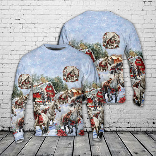 Christmas Horses AOP Christmas Sweater